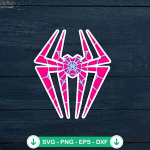 Spider Gwen Stacy logo SVG file for Cricut cutting machine