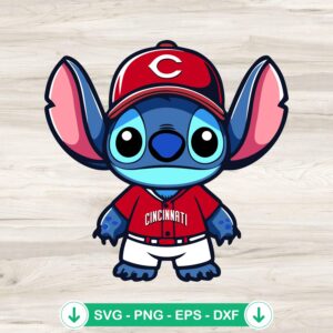 Cincinnati Reds baseball SVG file for Cricut, cutting file