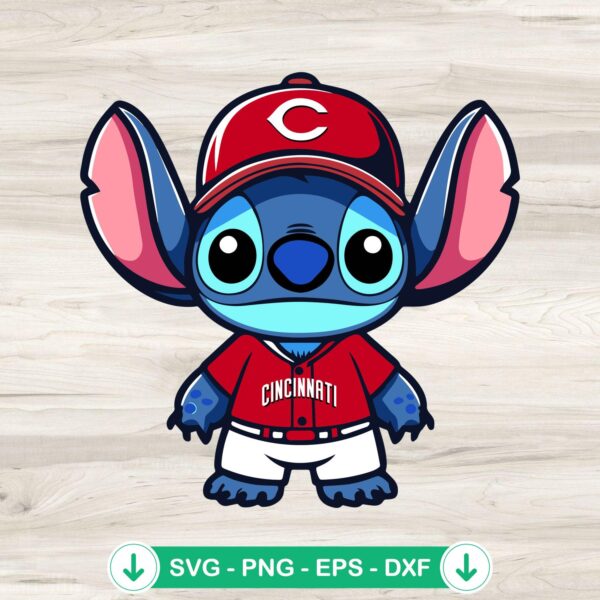 Cincinnati Reds baseball SVG file for Cricut, cutting file
