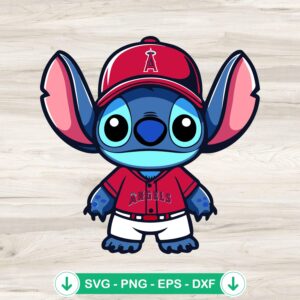 Los Angeles Angels Baseball Team SVG file for Cricut