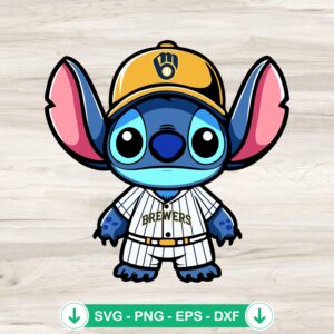 Milwaukee Brewers Baseball team svg file for Cricut cutting machine