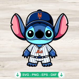 New York Mets Stitch SVG file for Cricut and cutting machine