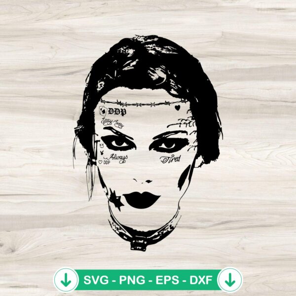 Taylor Malone SVG file for Cricut, cutting file design
