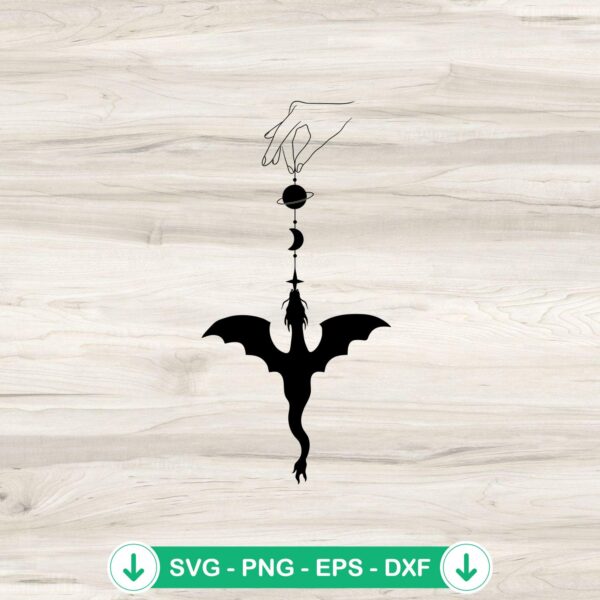 Fourth wing Dragon Rider SVG file for cutting machines