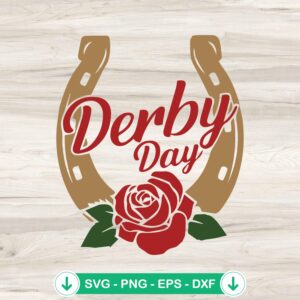 Derby Day SVG file for Cricut cutting machine compatible