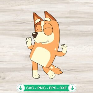 Bingo Heeler Dog SVG file for Cricut and DIY projects