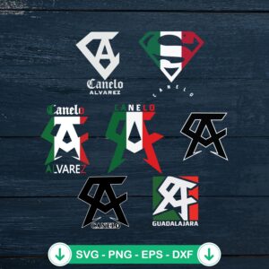 mockup-82812.jpg Team Canelo Mexican Logo SVG file for Cricut cutting machine