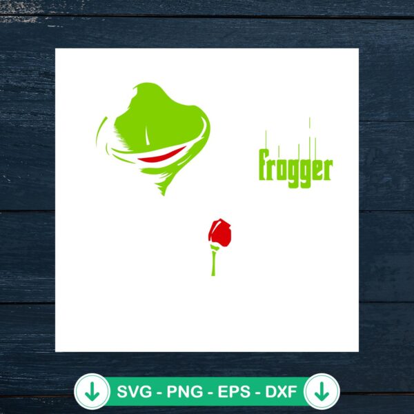 Kermit The Frog The God Frogger svg file for cutting machines