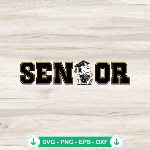 Snoopy Senior SVG file for cutting machines, cricut svg