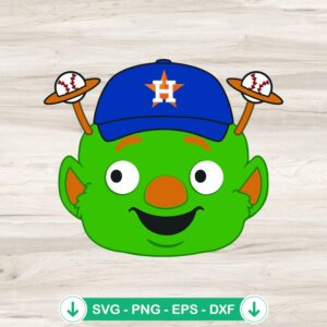 Orbit Mascot Houston Astros svg file, cricut svg cut file