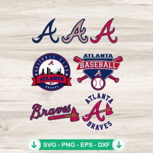 Atlanta Braves Baseball Logo SVG file - cutting file for Cricut