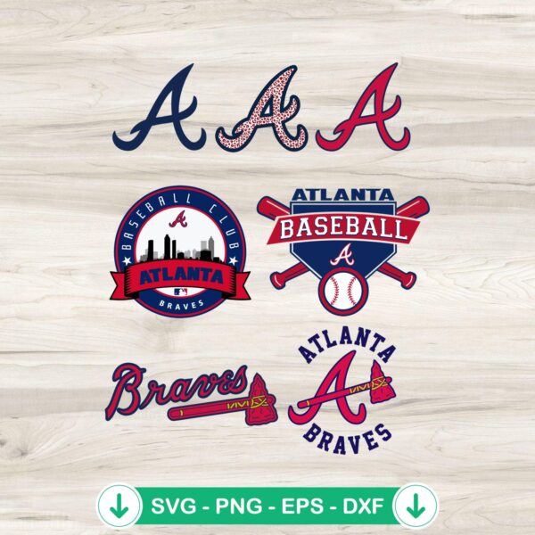 Atlanta Braves Baseball Logo SVG file - cutting file for Cricut