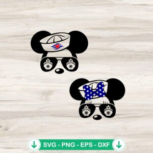 Mickey Minnie Mouse Cruise SVG file for DIY vacation projects