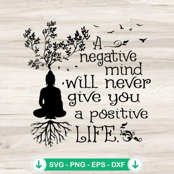 Buddha quote svg file for cutting machines