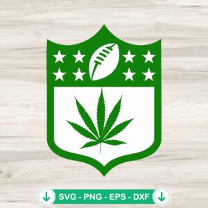 NFL Weed Logo SVG file for Cricut and cutting machine