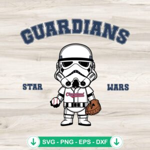Cleveland Guardians Stormtrooper SVG file for cutting machines