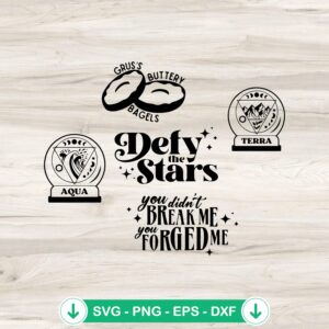 Zodiac Academy SVG file for Cricut and cutting machines