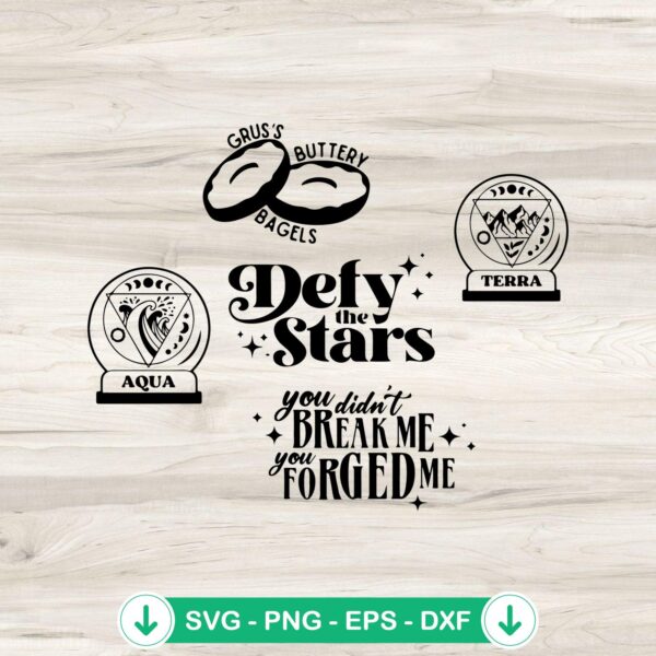 Zodiac Academy SVG file for Cricut and cutting machines