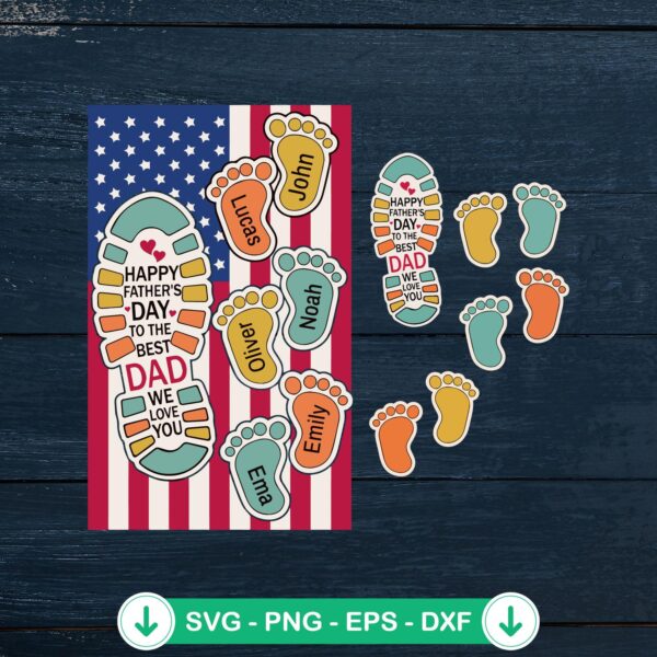 Happy Father's Day SVG file for cricut cutting machine