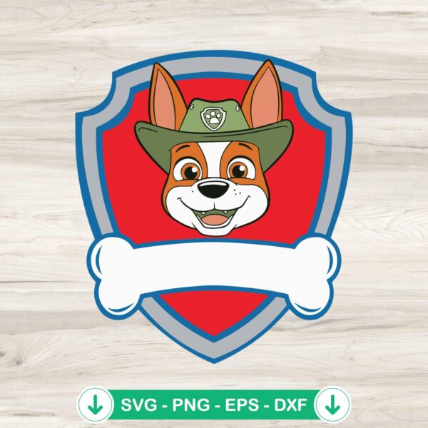 Tracker Shield Paw Patrol SVG file for Cricut and cutting machine