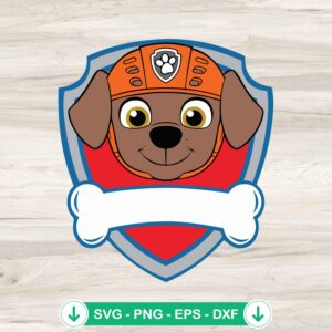 Zuma Paw Patrol SVG file, cutting file for Cricut