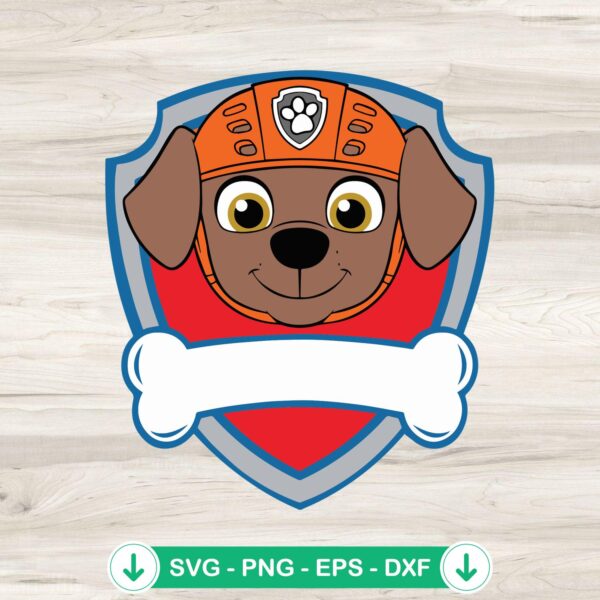 Zuma Paw Patrol SVG file, cutting file for Cricut