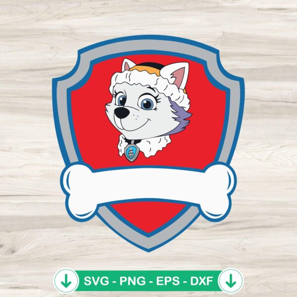 Everest Paw Patrol svg file for cutting machines, DIY crafts