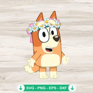 Bingo Heeler SVG file for Cricut and cutting machine