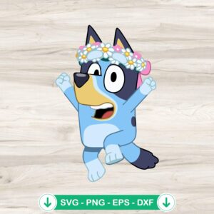 Bluey Christine Heeler SVG file for cutting machine