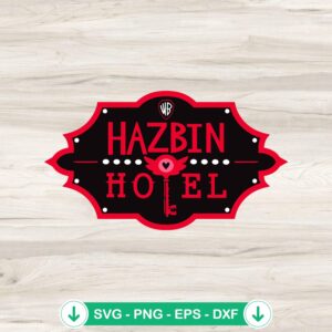 Hazbin Hotel SVG file for Cricut cutting machine