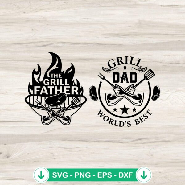 The Grill Father SVG Bundle - svg file for cricut and cut files