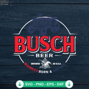 Busch Light SVG file for Cricut cutting machine