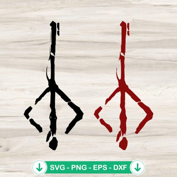 Bloodborne Hunter's Mark svg file for cricut cutting machine