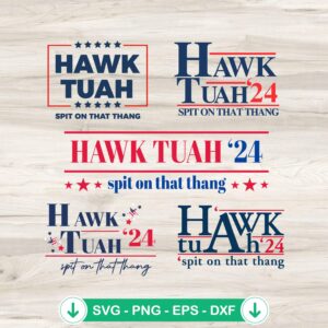 Hawk Tuah SVG bundle for Cricut cutting file