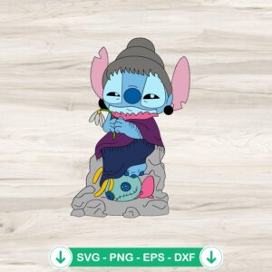 Stitch Haunted Mansion SVG file - Cricut cut file for Halloween