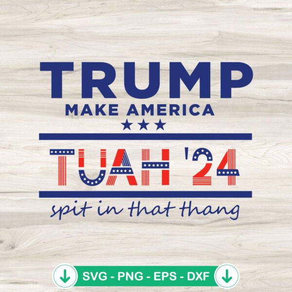 Trump Make America 24 SVG file for Cricut cutting files
