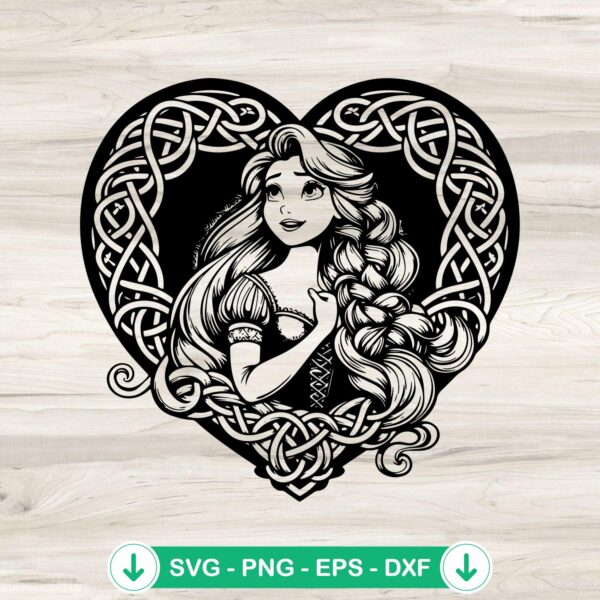Mandal Beauty And The Beast SVG file for Cricut cutting file