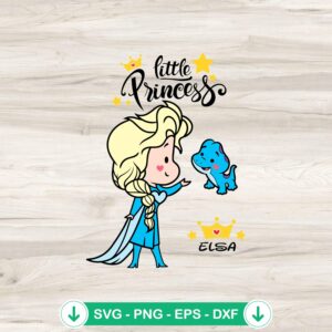 mockup-87366.jpg Chibi Little Ariel Princess SVG file for cutting machine