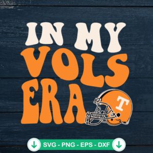 In My Vols Era Tennessee SVG file for Cricut and cutting machine