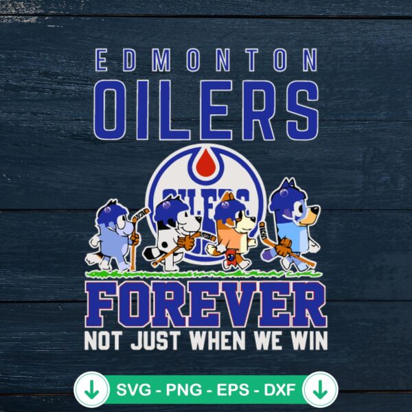 Edmonton Oilers Forever Hockey Snoopy SVG file for cutting machine