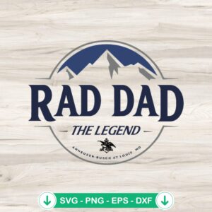 Rad Dad Coors Light svg file for cricut cutting machine