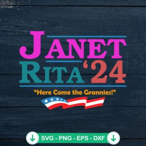 Janet Rita 24 SVG file for Cricut and cutting machine compatibility