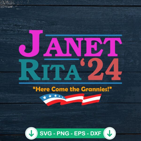 Janet Rita 24 SVG file for Cricut and cutting machine compatibility