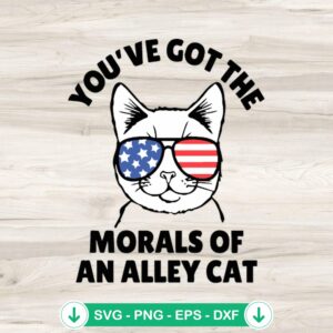 Morals Of An Alley Cat SVG file for cutting machines
