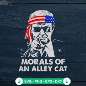 Donald Trump Alley Cat SVG file for Cricut cutting