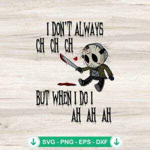 Jason Voorhees SVG file, horror movie cut file