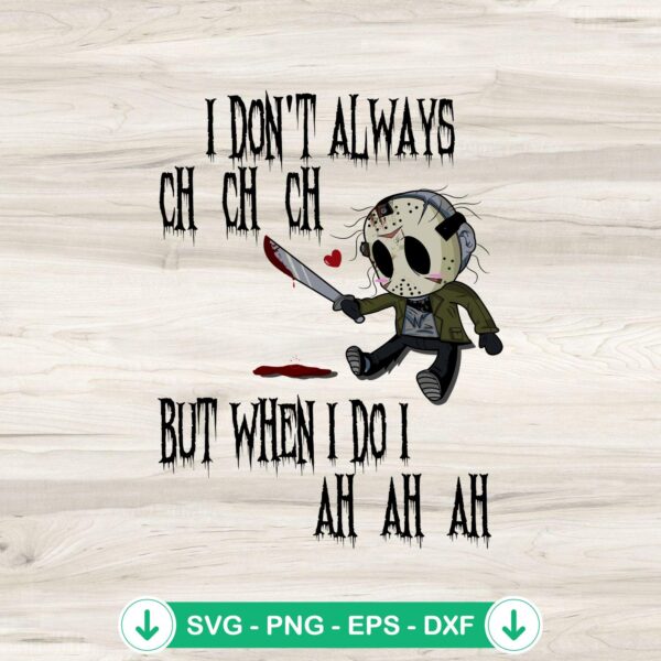 Jason Voorhees SVG file, horror movie cut file