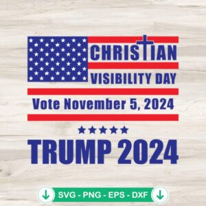 Vote Trump 2024 SVG file for Cricut cutting machine