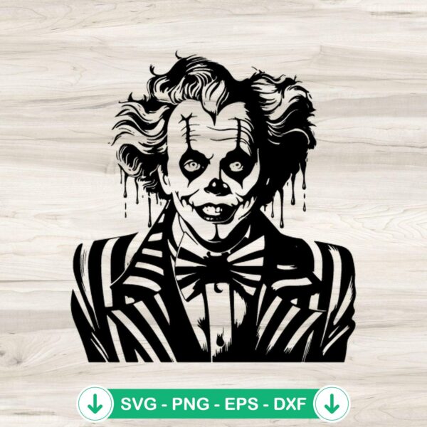 Beetlejuice Horror Movie SVG file for Cricut cutting machine