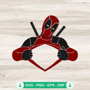 Deadpool and Wolverine SVG file for Cricut cutting machine